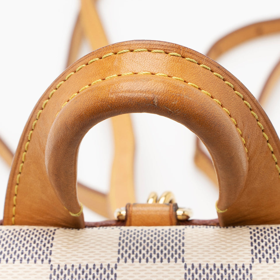 Louis Vuitton Damier Azur Sperone BB Backpack (SHF-22843)