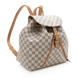Louis Vuitton Damier Azur Sperone Backpack (SHF-22674)