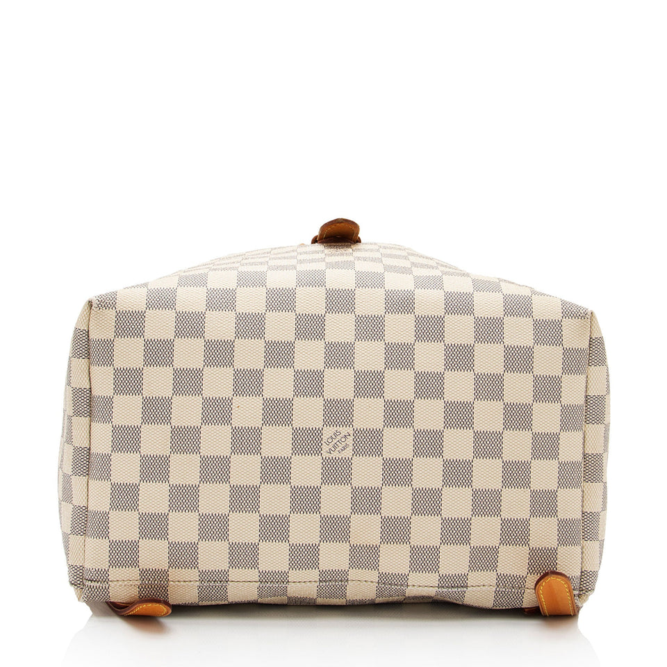 Louis Vuitton Damier Azur Sperone Backpack (SHF-x7ZaCT)