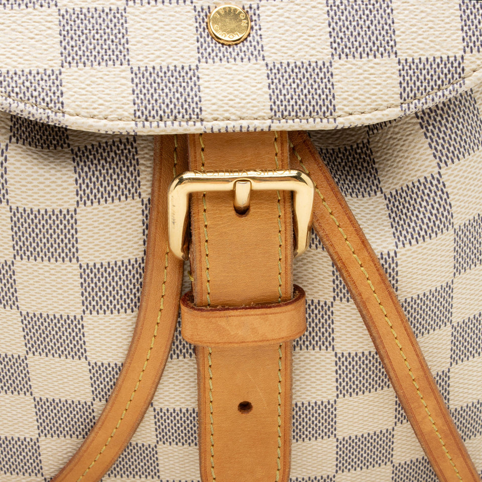 Louis Vuitton Damier Azur Sperone Backpack (SHF-x7ZaCT)