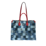 Louis Vuitton Damier Denim Onthego GM (SHG-Dva1Zr)