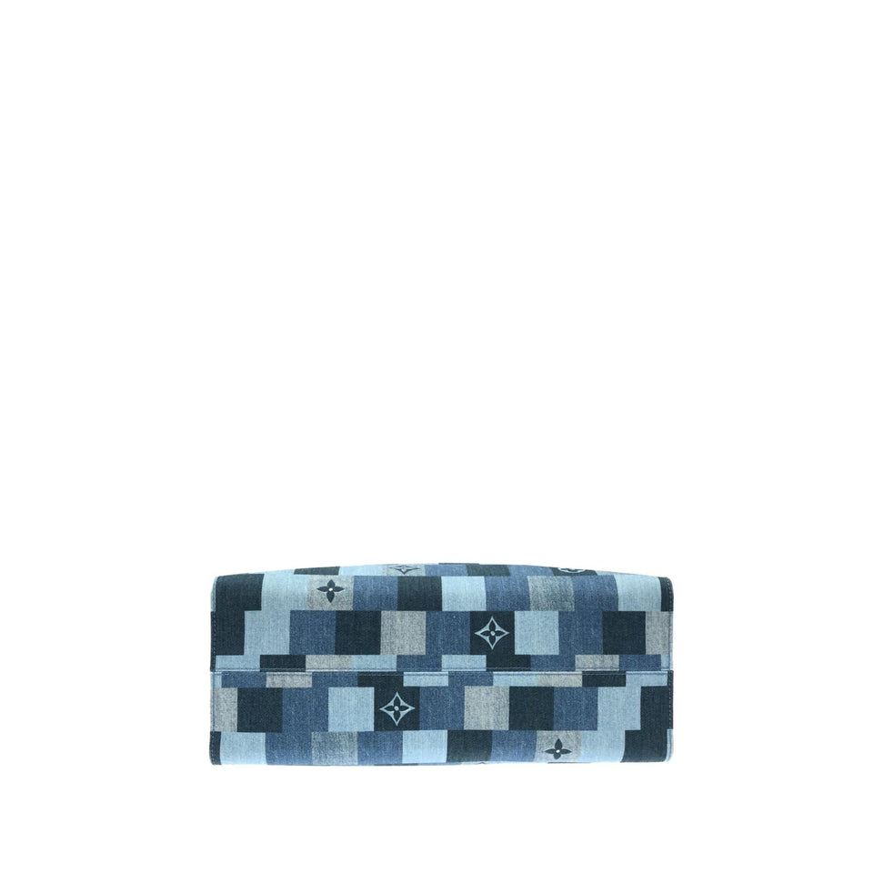 Louis Vuitton Damier Denim Onthego GM (SHG-Dva1Zr)