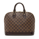 Louis Vuitton Damier Ebene Alma MM Satchel (SHF-23311)