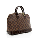 Louis Vuitton Damier Ebene Alma PM Satchel (SHF-16318)
