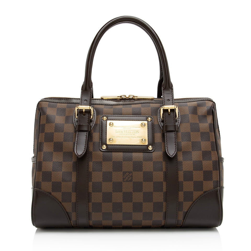 Louis Vuitton Damier Ebene Berkeley Satchel (SHF-6LUUJR)
