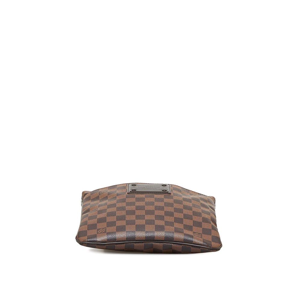 Louis Vuitton Damier Ebene Brooklyn Flat Pochette (SHG-ggyGpE)