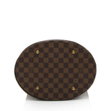 Louis Vuitton Damier Ebene Marais Bucket Tote (SHF-k1ofZU)