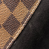 Louis Vuitton Damier Ebene Cuir Taurillon Normandy Satchel (SHF-23318)