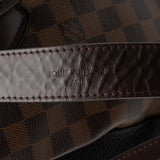Louis Vuitton Damier Ebene Cuir Taurillon Normandy Satchel (SHF-23318)
