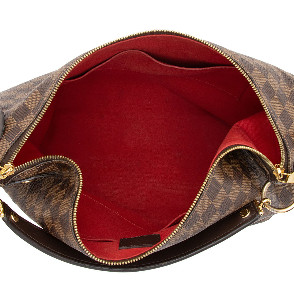 Louis Vuitton Damier Ebene Duomo Hobo (SHF-hR8ypX)