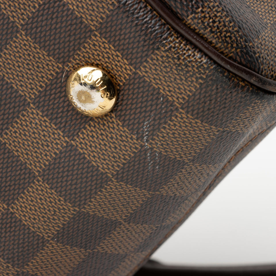 Louis Vuitton Damier Ebene Duomo Satchel (SHF-Xc3fau)