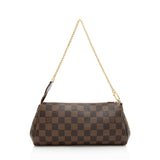 Louis Vuitton Damier Ebene Eva Clutch (SHF-19364)
