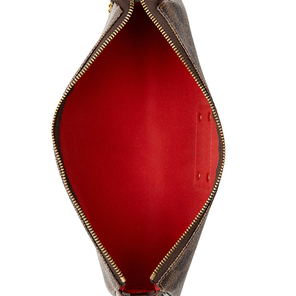 Louis Vuitton Damier Ebene Eva Clutch (SHF-19364)