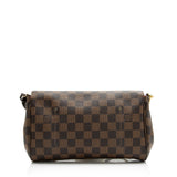 Louis Vuitton Damier Ebene Favorite MM Shoulder Bag (SHF-23754)