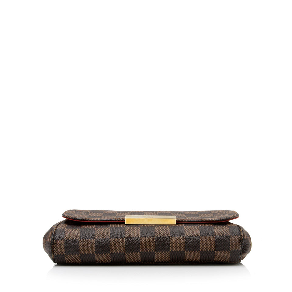 Louis Vuitton Damier Ebene Favorite PM Shoulder Bag (SHF-23449)