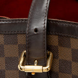 Louis Vuitton Damier Ebene Hampstead MM Tote (SHF-20804)