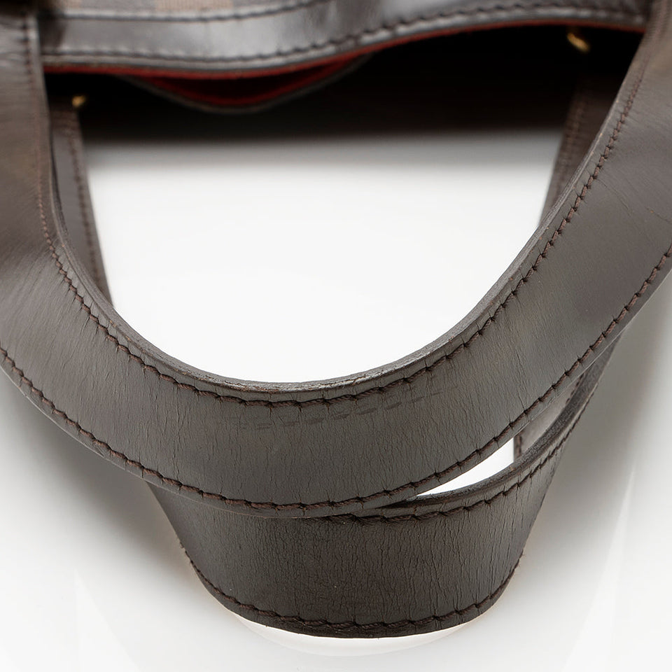 Louis Vuitton Damier Ebene Hampstead MM Tote (SHF-21116)