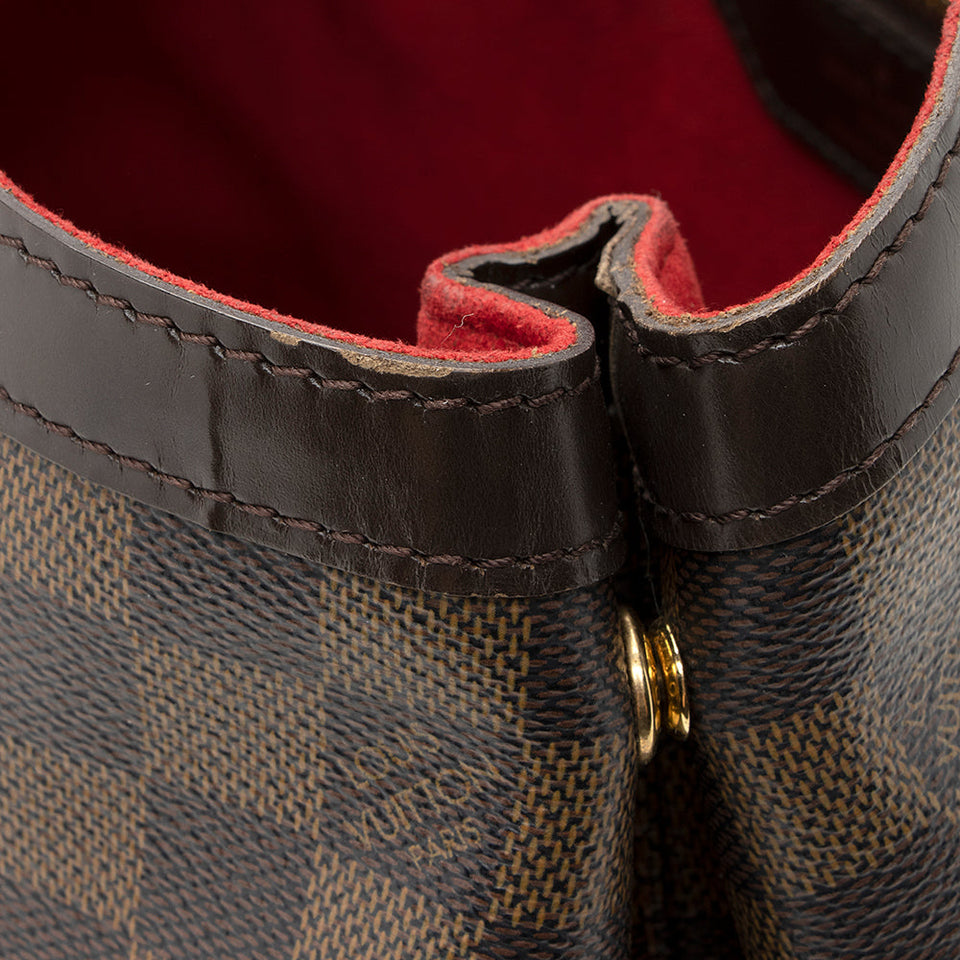 Louis Vuitton Damier Ebene Hampstead MM Tote (SHF-21116)
