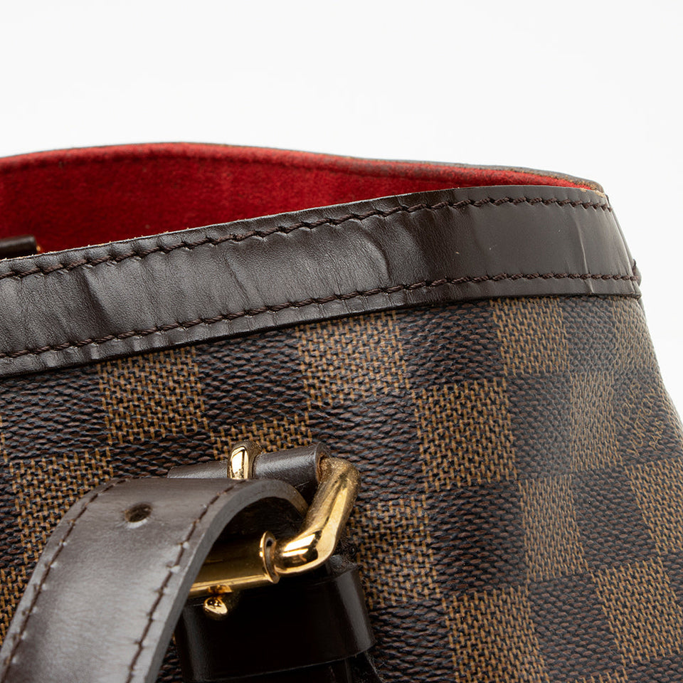 Louis Vuitton Damier Ebene Hampstead MM Tote (SHF-21116)