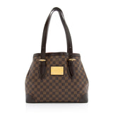 Louis Vuitton Damier Ebene Hampstead MM Tote (SHF-23582)