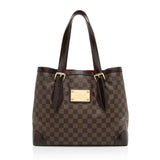 Louis Vuitton Damier Ebene Hampstead MM Tote (SHF-GFgtJB)