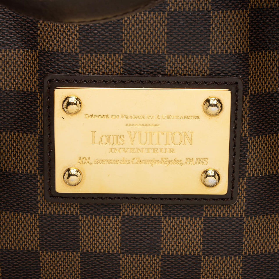 Louis Vuitton Damier Ebene Hampstead MM Tote (SHF-GFgtJB)