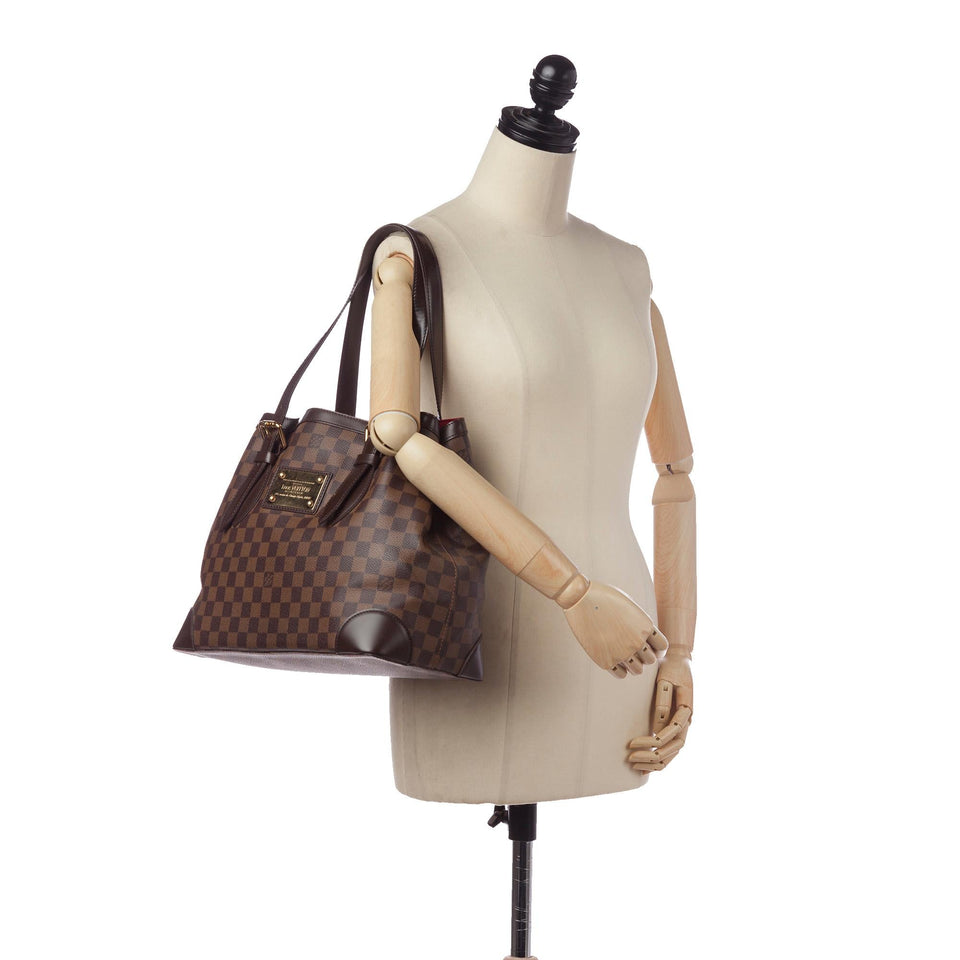 Louis Vuitton Damier Ebene Hampstead MM (SHG-34350)