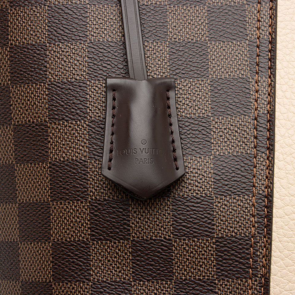 Louis Vuitton Damier Ebene Jersey Tote (SHF-njZMjN)