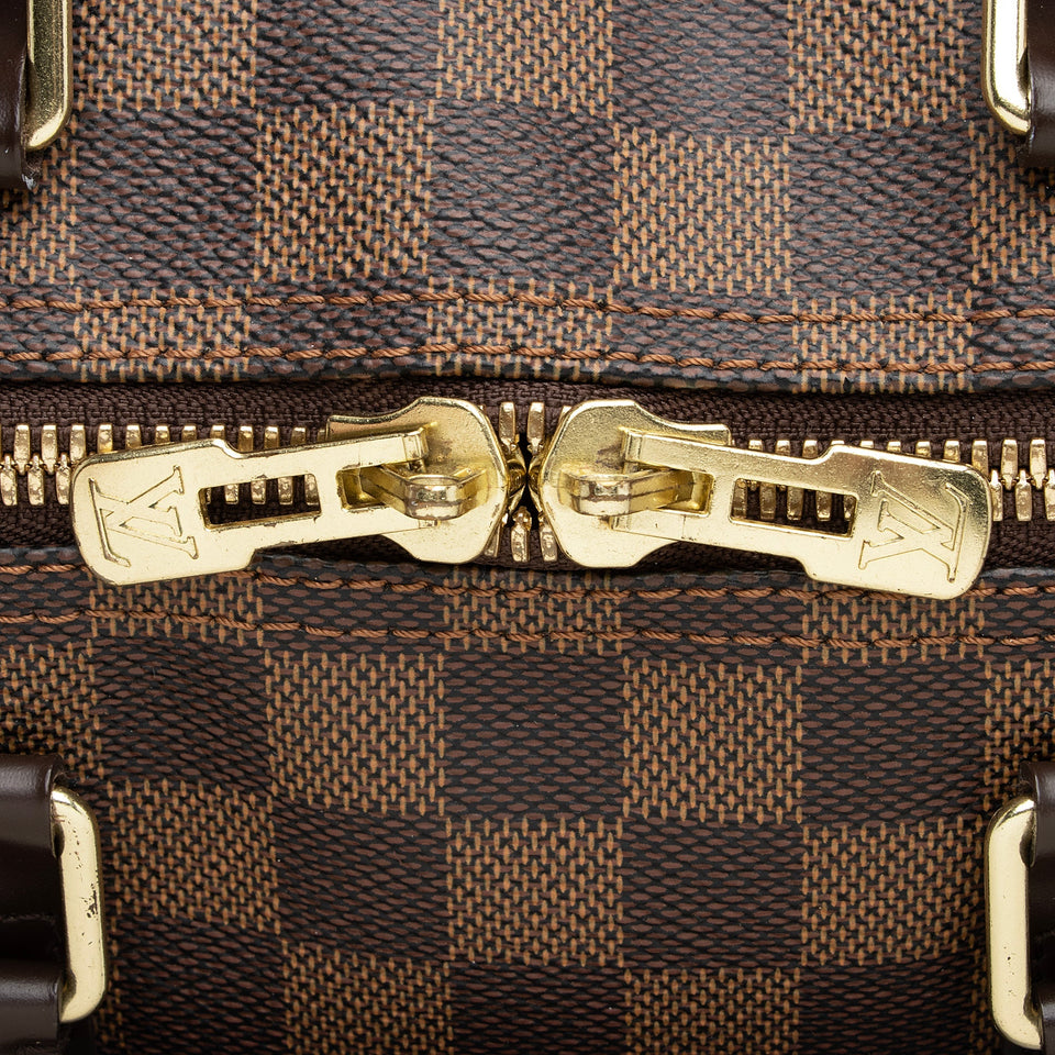 Louis Vuitton Damier Ebene Keepall Bandouliere 45 Duffel Bag (SHF-22790)