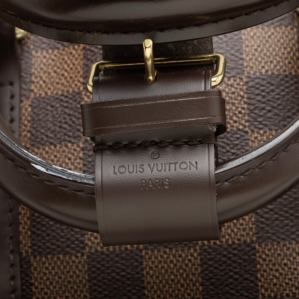 Louis Vuitton Damier Ebene Keepall Bandouliere 45 Duffel Bag (SHF-22790)
