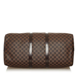Louis Vuitton Damier Ebene Keepall Bandouliere 55 (SHG-36554)