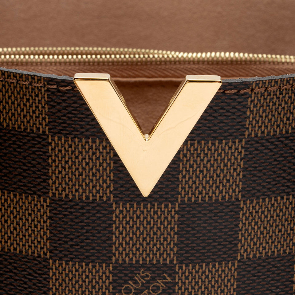 Louis Vuitton Damier Ebene Kensington Tote (SHF-TWK4eQ)