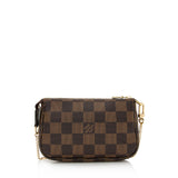 Louis Vuitton Damier Ebene Mini Pochette Accessoires (SHF-21962)