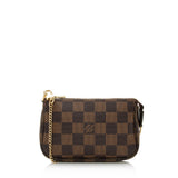 Louis Vuitton Damier Ebene Mini Pochette Accessoires (SHF-21962)
