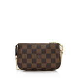 Louis Vuitton Damier Ebene Mini Pochette Accessoires (SHF-23418)
