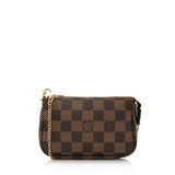 Louis Vuitton Damier Ebene Mini Pochette Accessoires (SHF-23418)