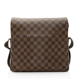Louis Vuitton Damier Ebene Naviglio Messenger Bag (SHF-22595)