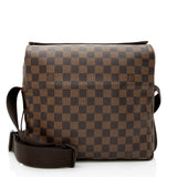 Louis Vuitton Damier Ebene Naviglio Messenger Bag (SHF-22595)