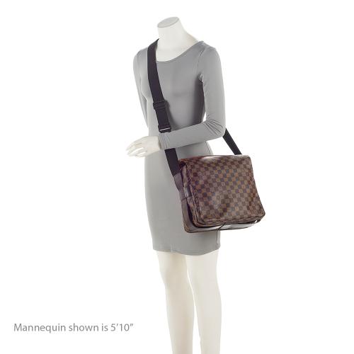 Louis Vuitton Damier Ebene Naviglio Messenger Bag (SHF-22595)