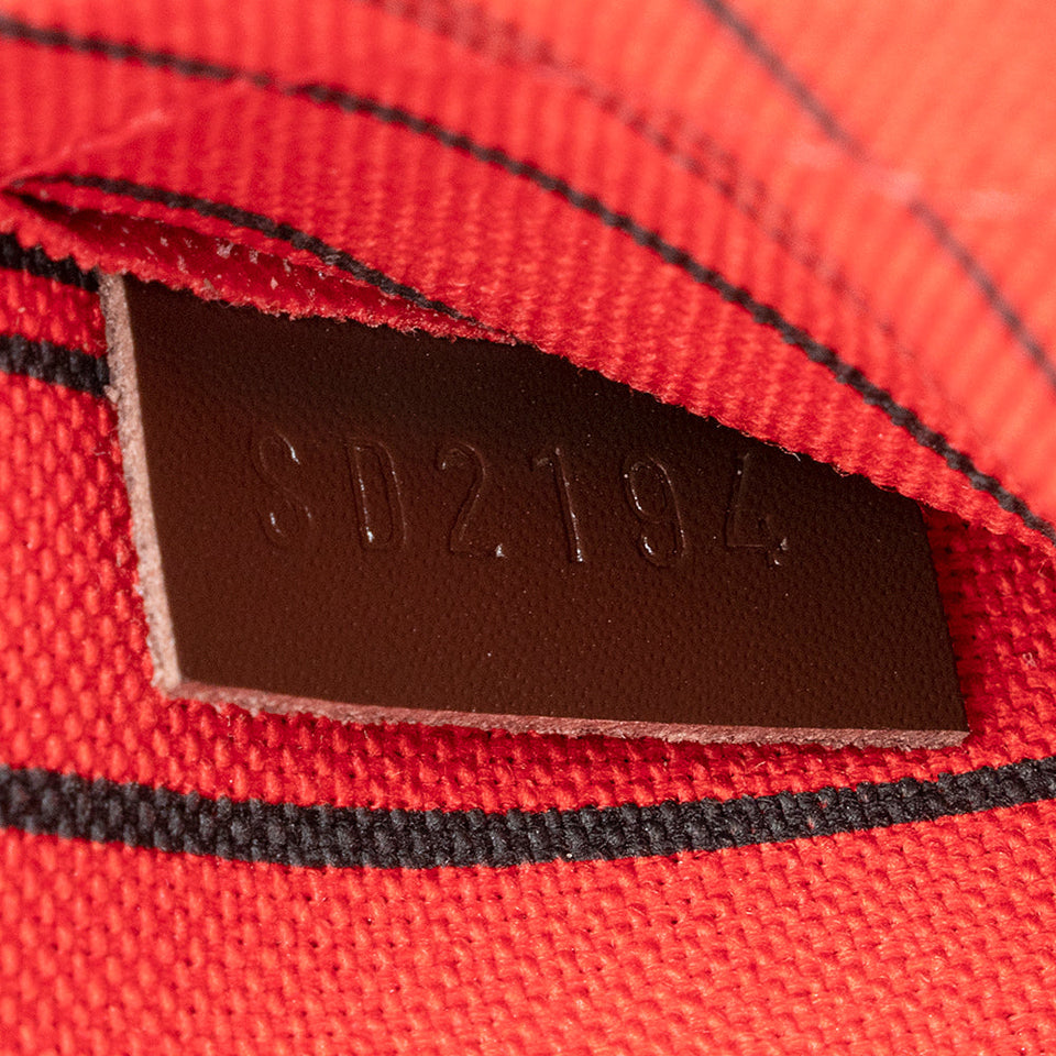 Louis Vuitton Damier Ebene Neverfull GM Pochette (SHF-20602)