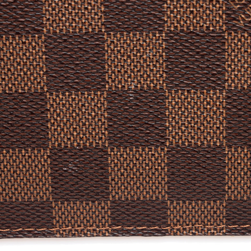 Louis Vuitton Damier Ebene Neverfull GM Pochette (SHF-20602)