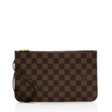 Louis Vuitton Damier Ebene Neverfull GM Pochette (SHF-21422)