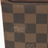 Louis Vuitton Damier Ebene Neverfull GM Pochette (SHF-22210)
