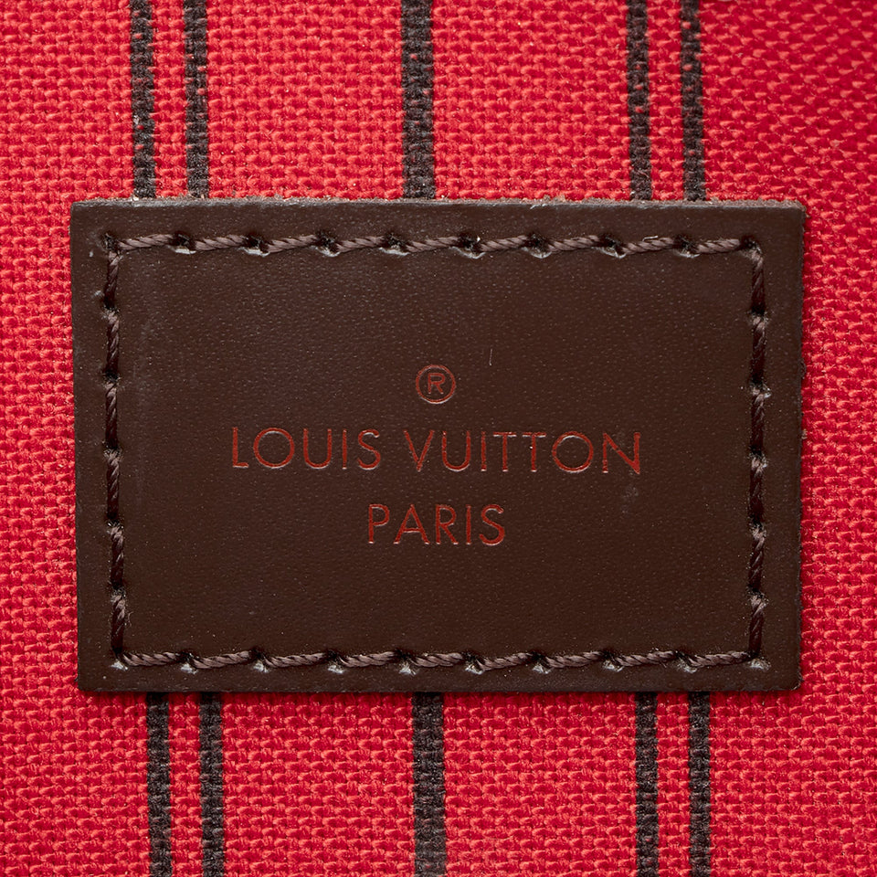 Louis Vuitton Damier Ebene Neverfull GM Pochette (SHF-22210)