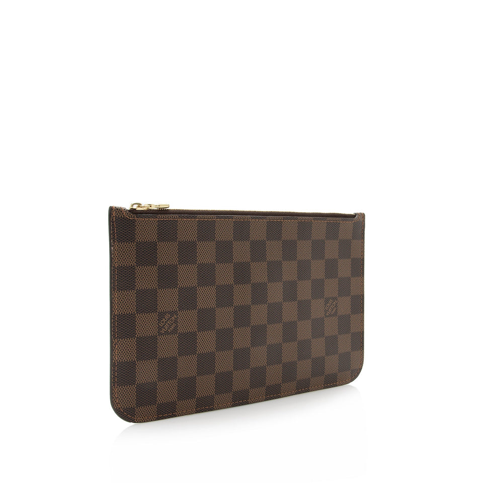 Louis Vuitton Damier Ebene Neverfull GM Pochette (SHF-23505)