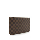 Louis Vuitton Damier Ebene Neverfull GM Pochette (SHF-23505)