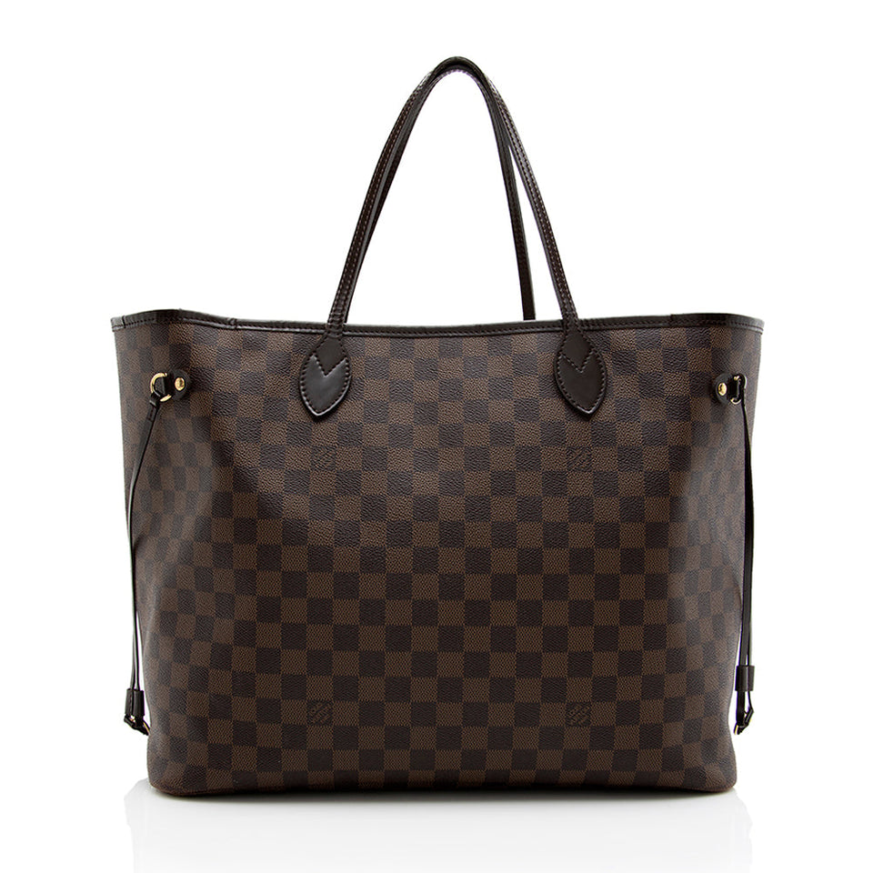 Louis Vuitton Damier Ebene Neverfull GM Tote (SHF-18523)