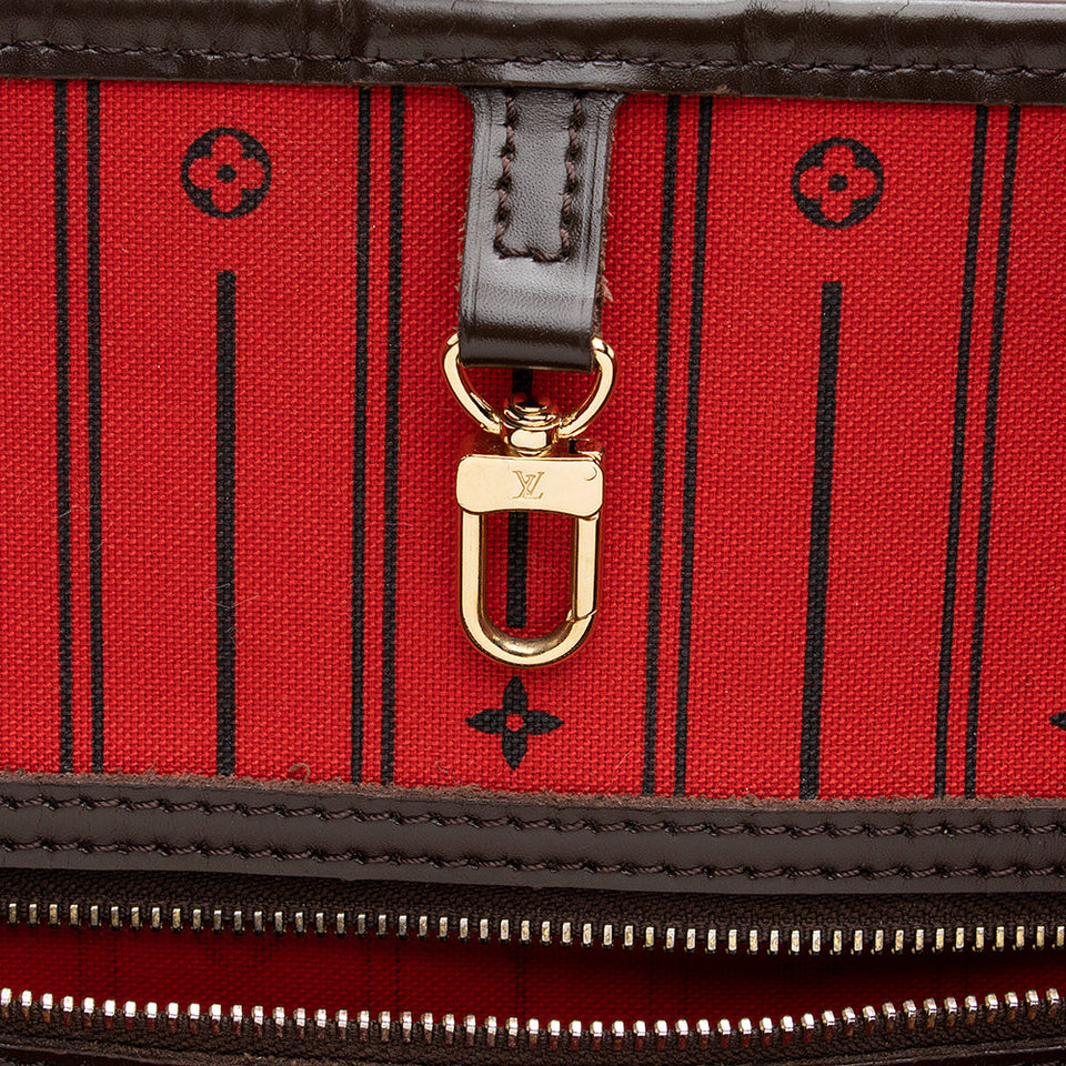 Louis Vuitton Damier Ebene Neverfull GM Tote (SHF-18523)