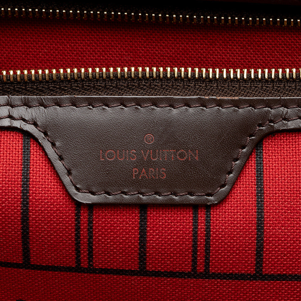 Louis Vuitton Damier Ebene Neverfull GM Tote (SHF-20007)