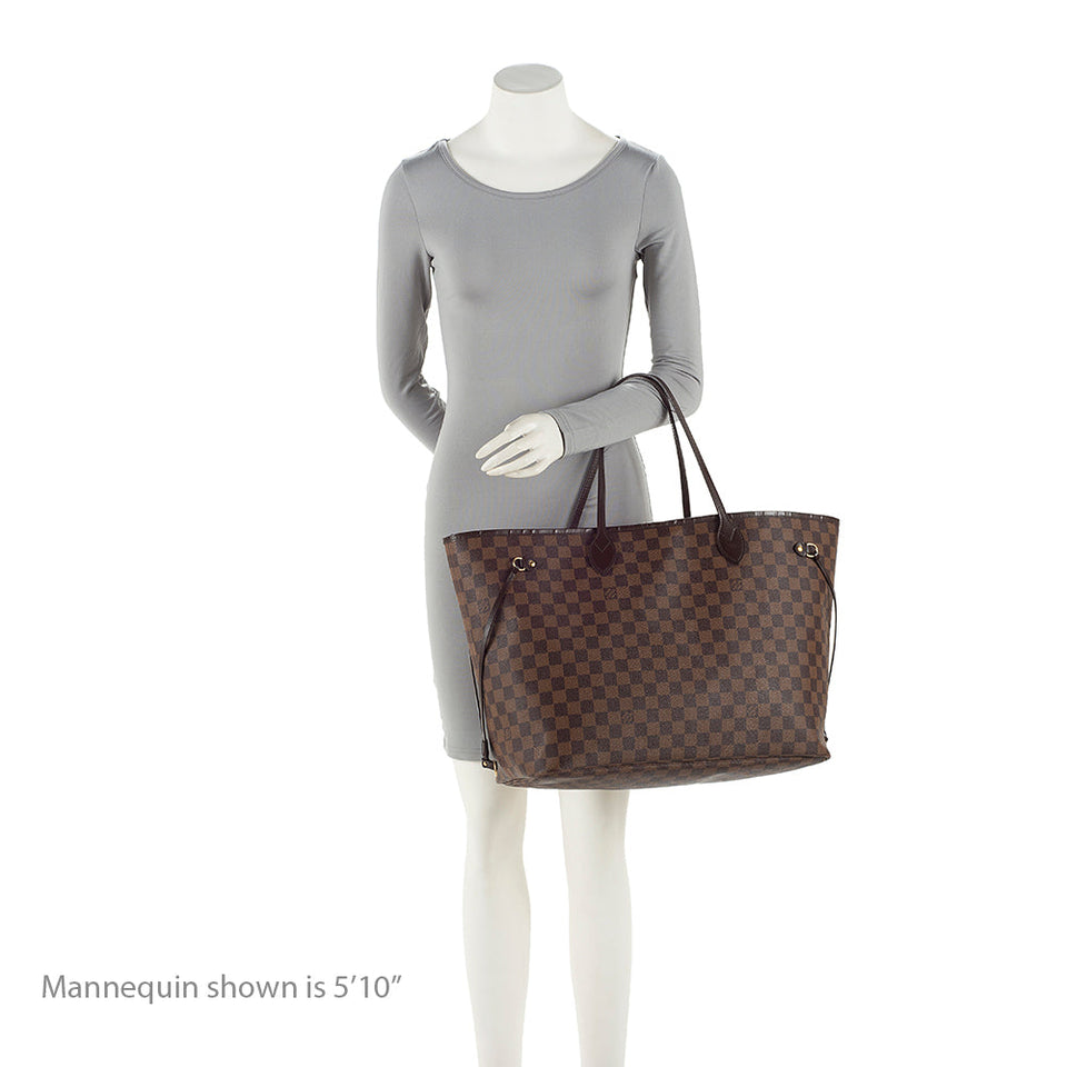 Louis Vuitton Damier Ebene Neverfull GM Tote (SHF-20196)